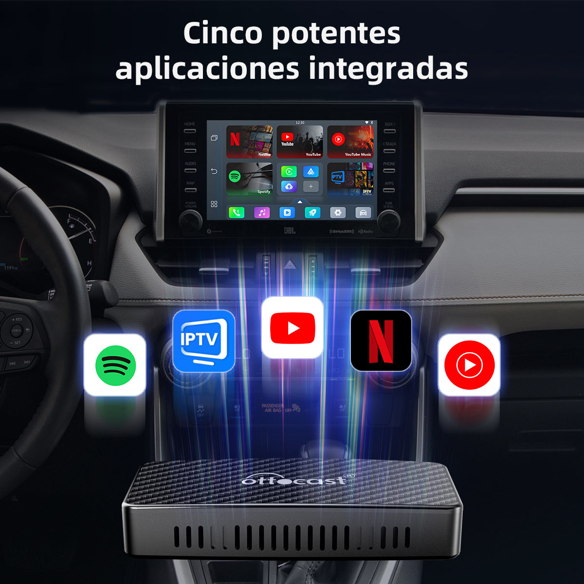 Play2Video Pro Wireless CarPlay/Android Auto-Adapter mit Video