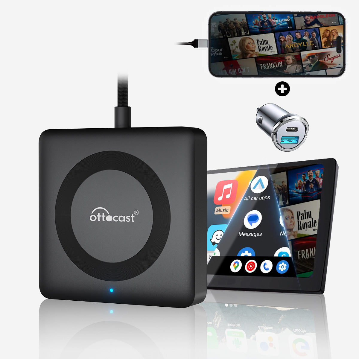 Car TV Mate Pro: adattatore multimediale HDMl e CarPlay wireless