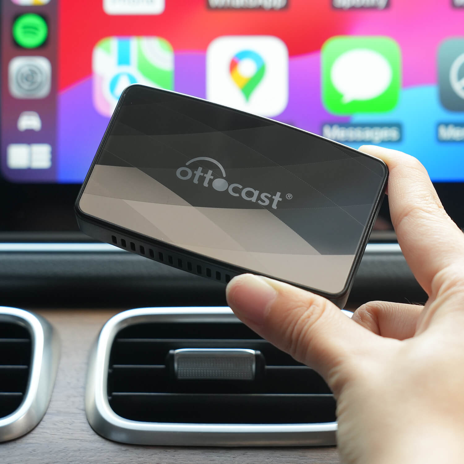 Ottoadapter MX Adaptador inalámbrico CarPlay/Android Auto 3 en 1