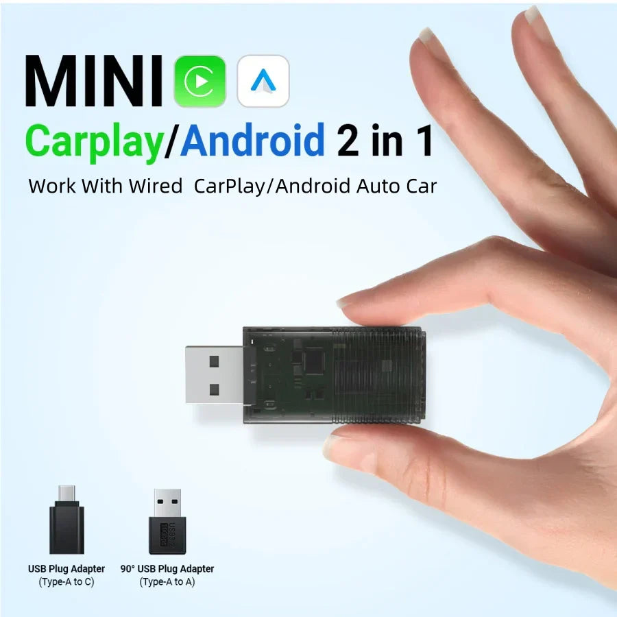 🎉Today Special Offer🎉 Mini Wireless CarPlay/Android Auto Adapter