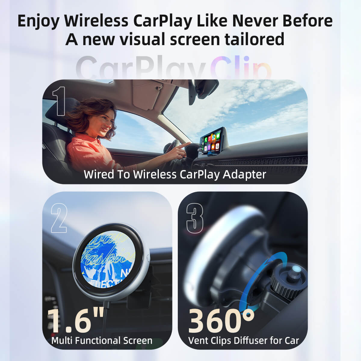 Adattatore Wireless CarPlayClip