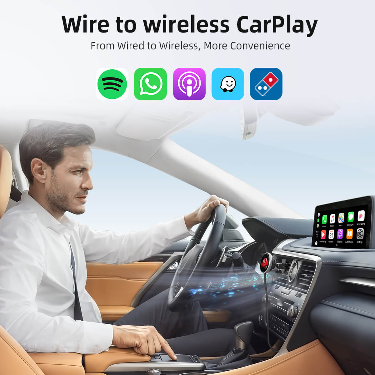 Adattatore Wireless CarPlayClip