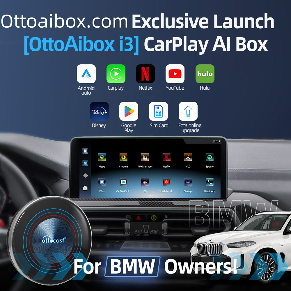 🔥Offre spéciale du jour🔥OttoAibox i3 BMW CarPlay AI Box