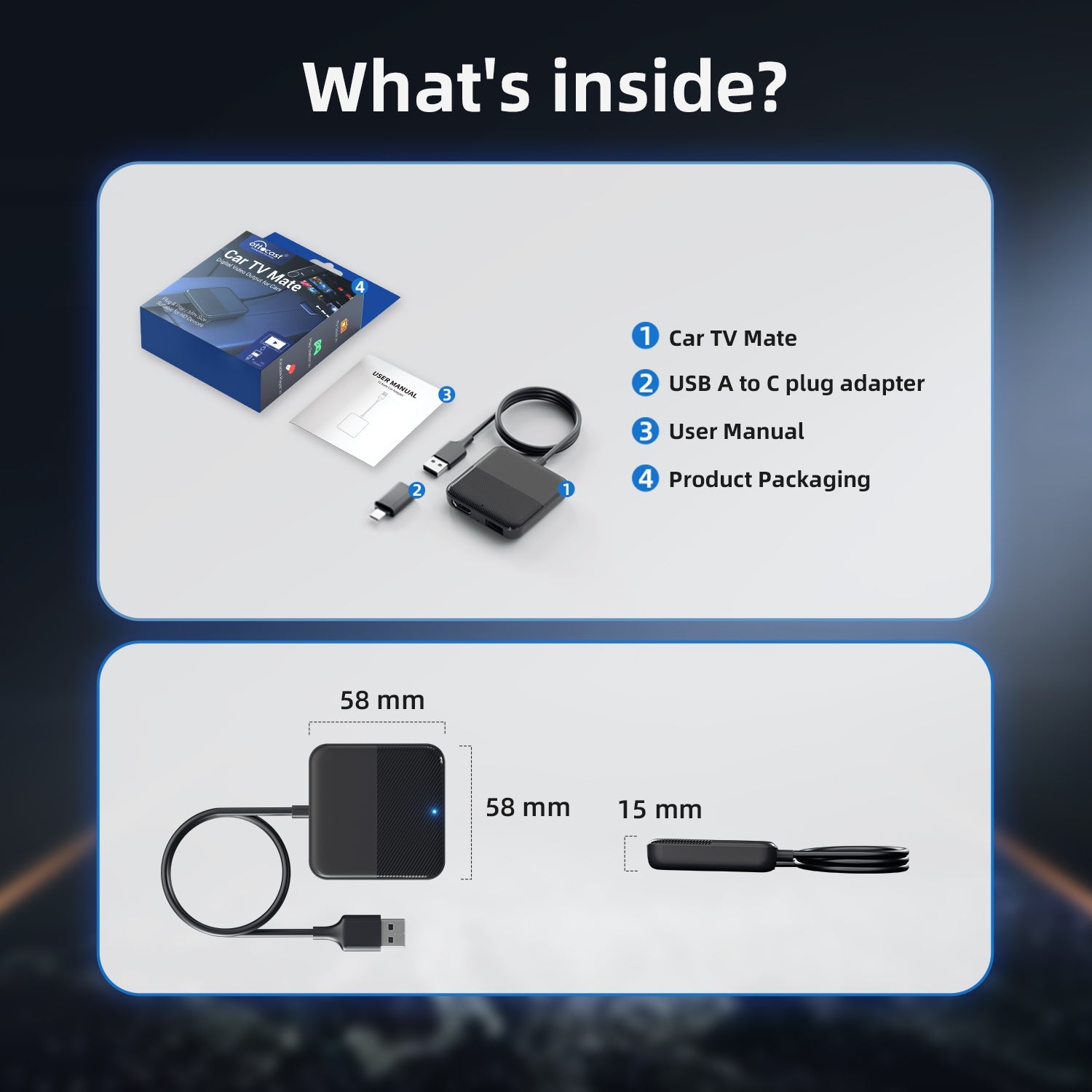 OTTOCAST ™ Car TV Mate