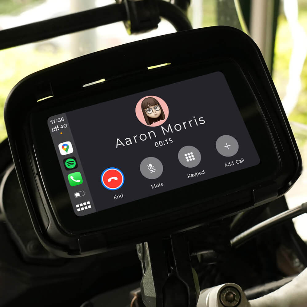 CarPlay Lite C5 moto GPS sans fil Carplay/Android Auto écran étanche