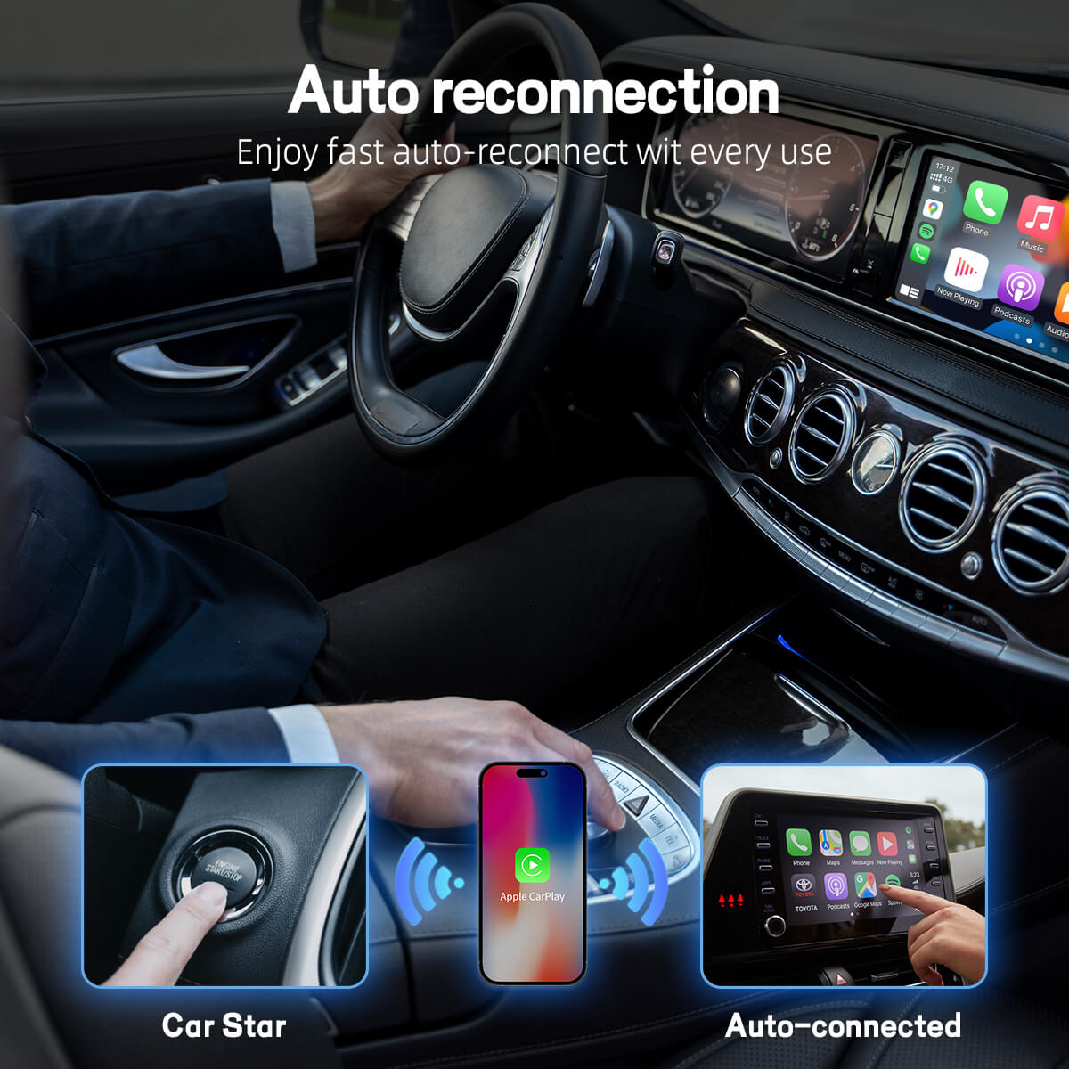 Adaptateur sans fil CarPlay U2AIR Pro