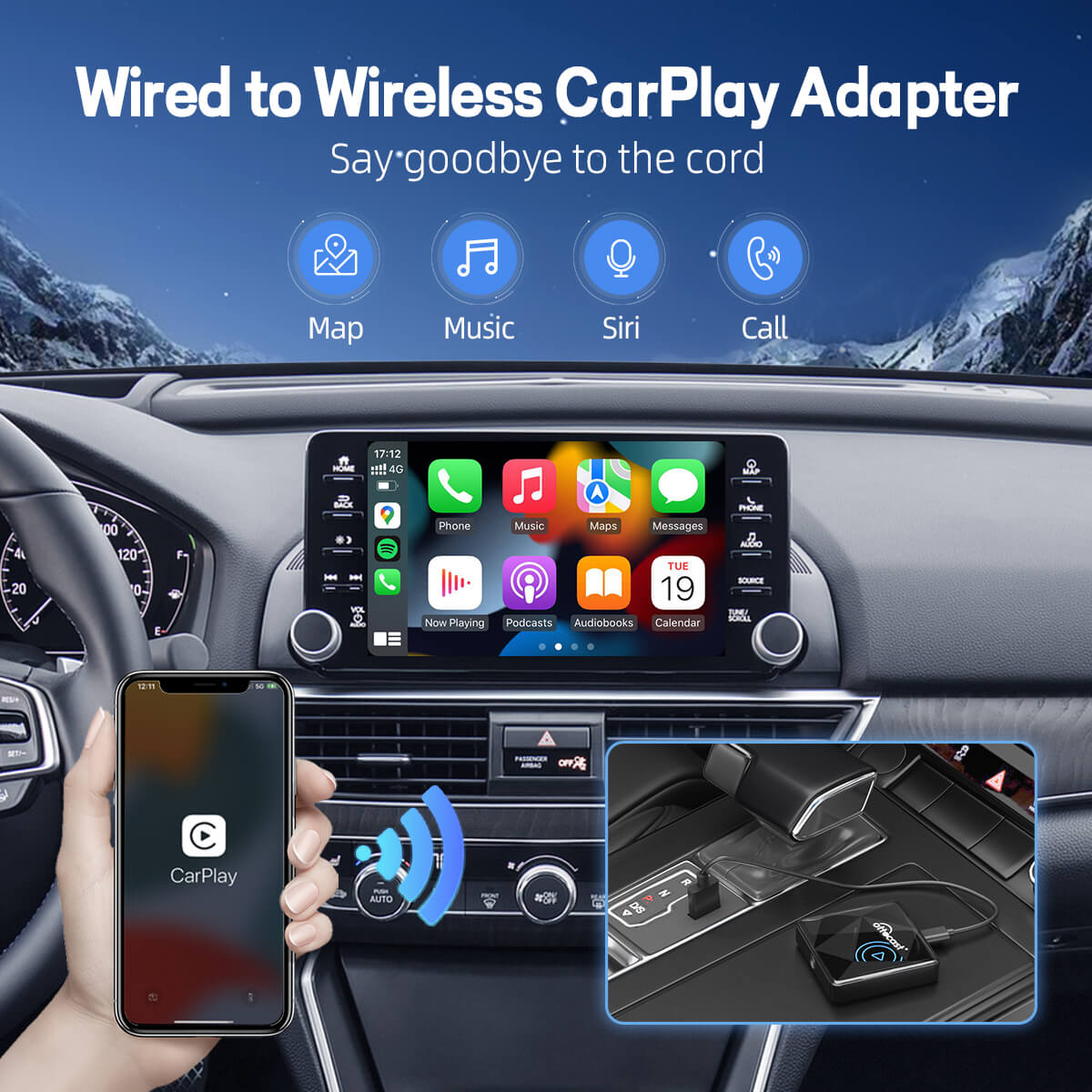 Adaptateur sans fil CarPlay U2AIR Pro