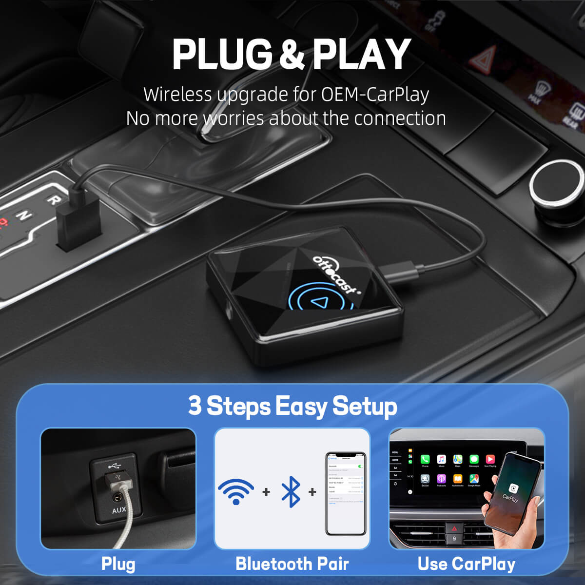 Adaptateur sans fil CarPlay U2AIR Pro