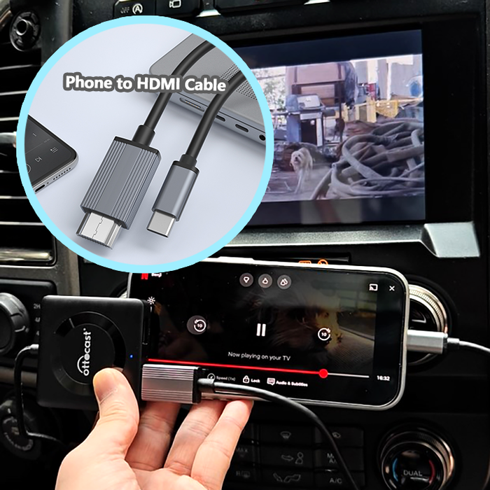 🎞️Car TV Mate Pro🚗Adaptador multimídia HDMl e CarPlay sem fio