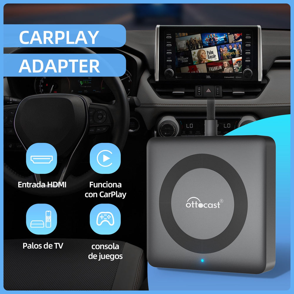 🎞️Car TV Mate Pro🚗Adaptador multimídia HDMl e CarPlay sem fio