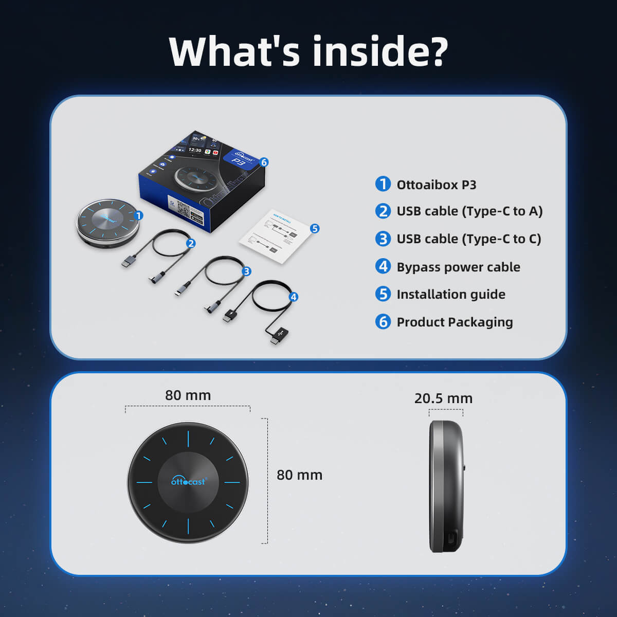 Caja OttoAibox P3 CarPlay AI