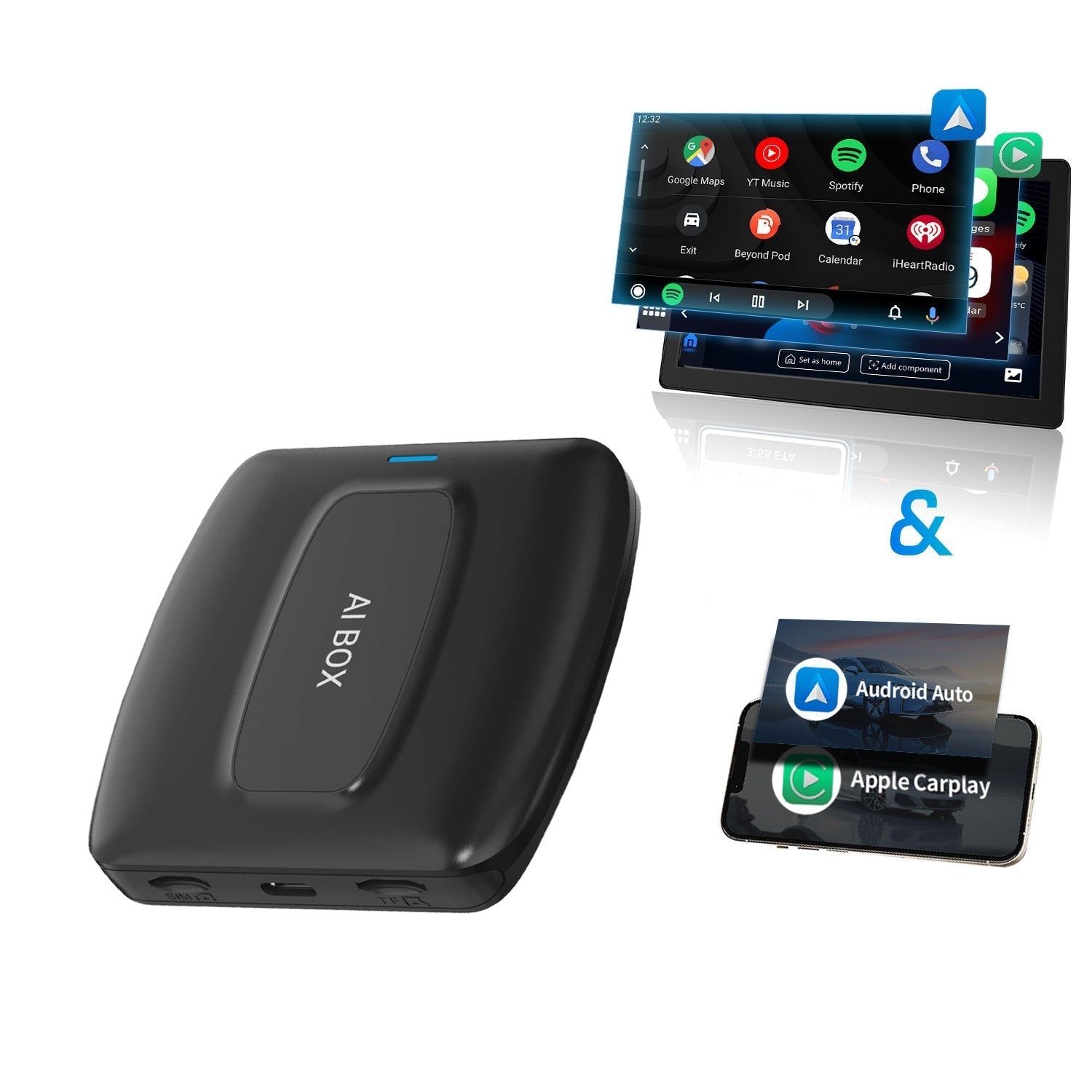 (Novo produto de 2024) Magic CarPlay AI Box (vendas exclusivas)