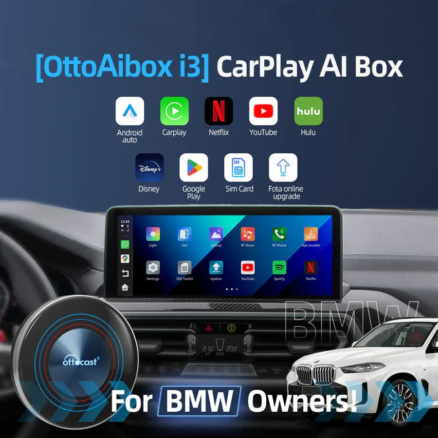 🔥Today Special Offer-OttoAibox i3 BMW CarPlay AI Box